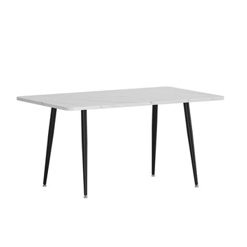 Artiss 1.5M Marble Effect Dining Table