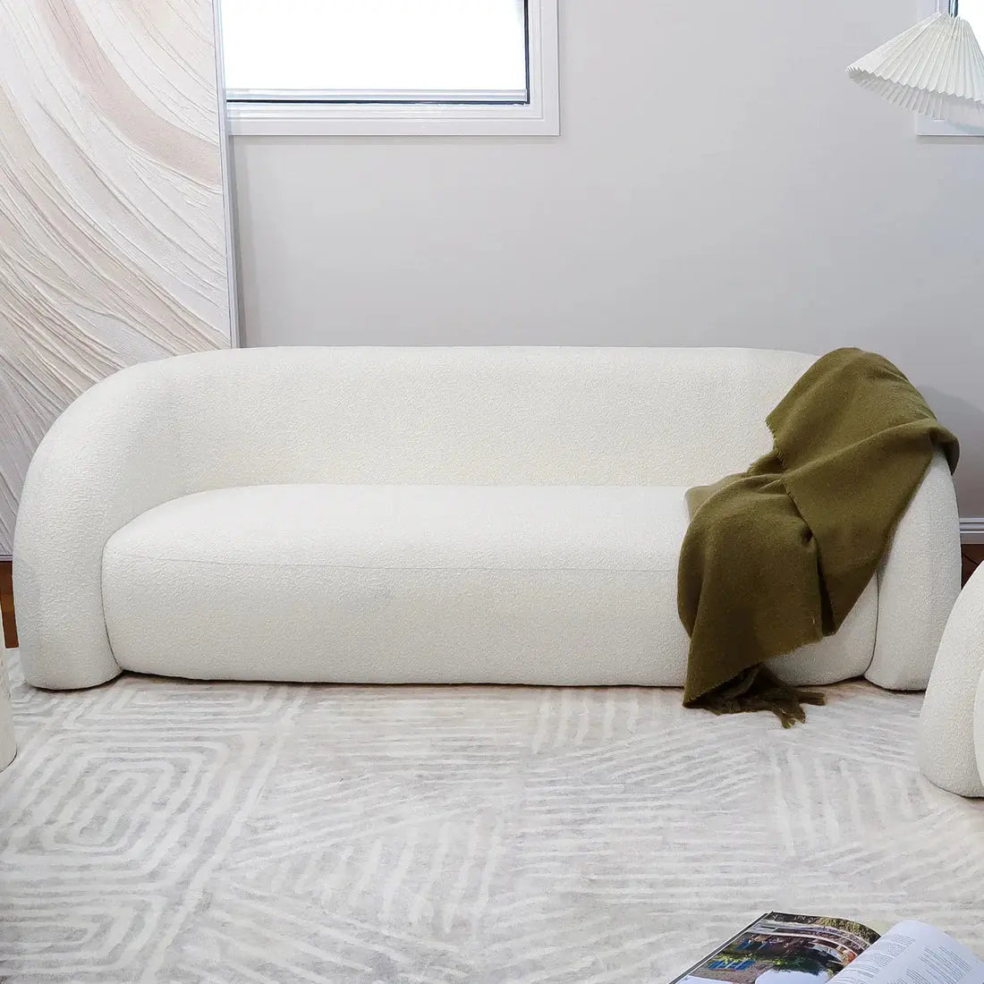 Designer boucle sofa Australia