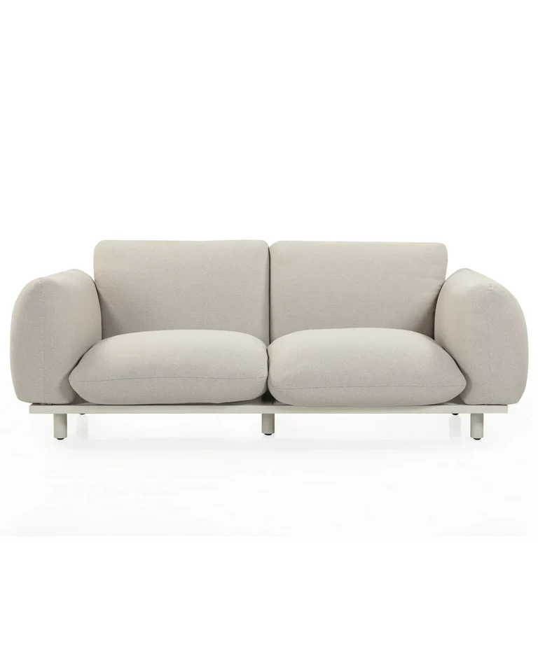 Boston Outdoor 3 Seater Sofa - Shell