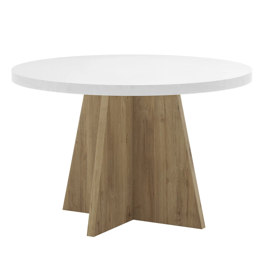 Enid 4 seater white dining table Beyond Living