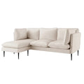 Erling cream velvet chaise lounge Beyond Living