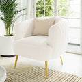 Evelyn boucle accent chair Australia cream white