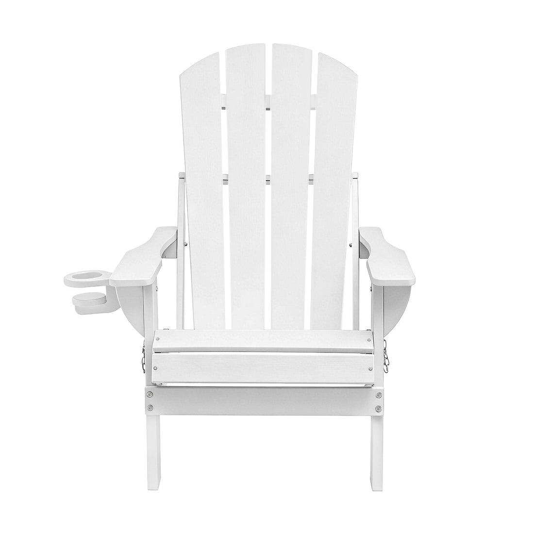 Gardeon Outdoor Folding Adirondack Chair – White HDPE