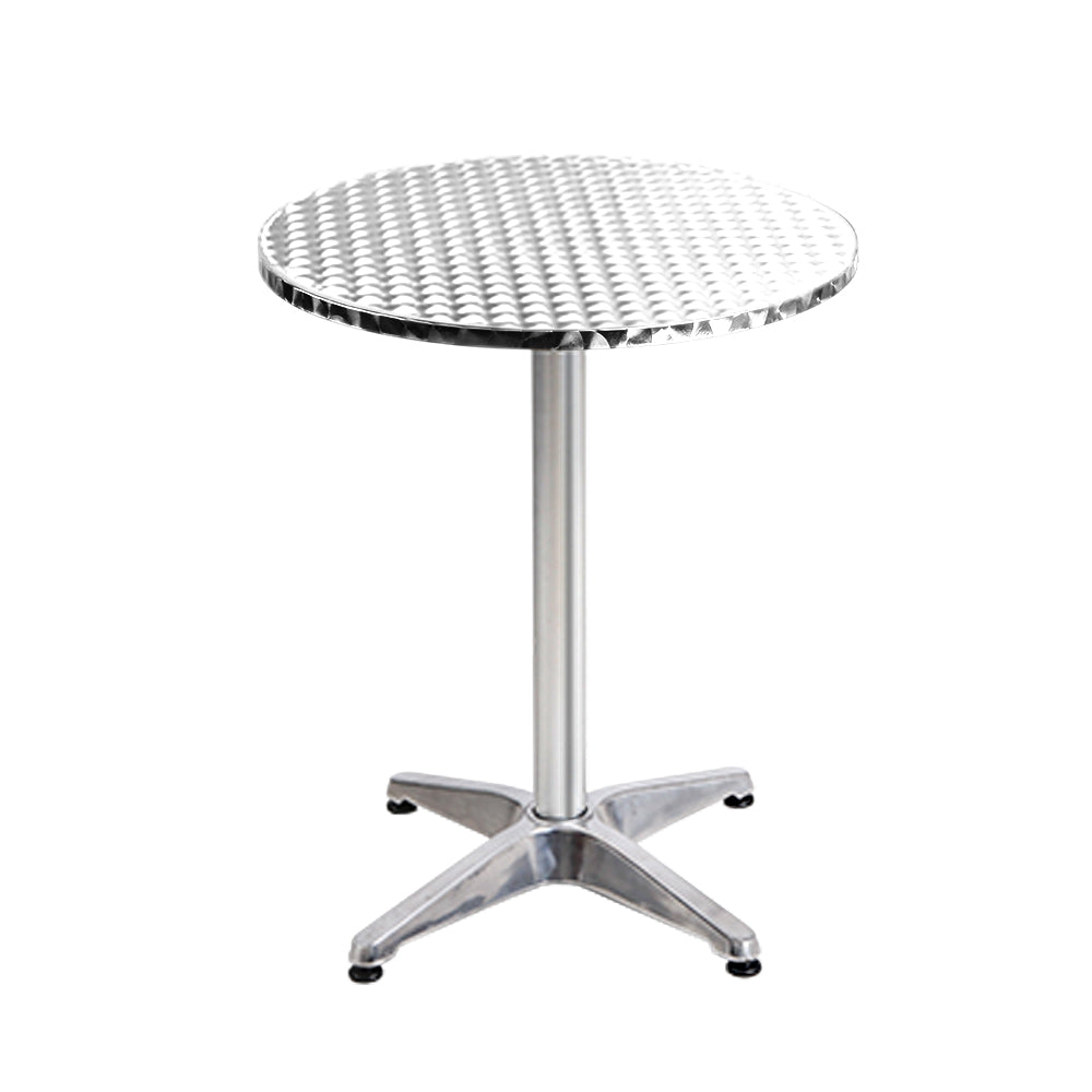 Gardeon Set of 2 Adjustable Bar Tables – 70/110CM Round