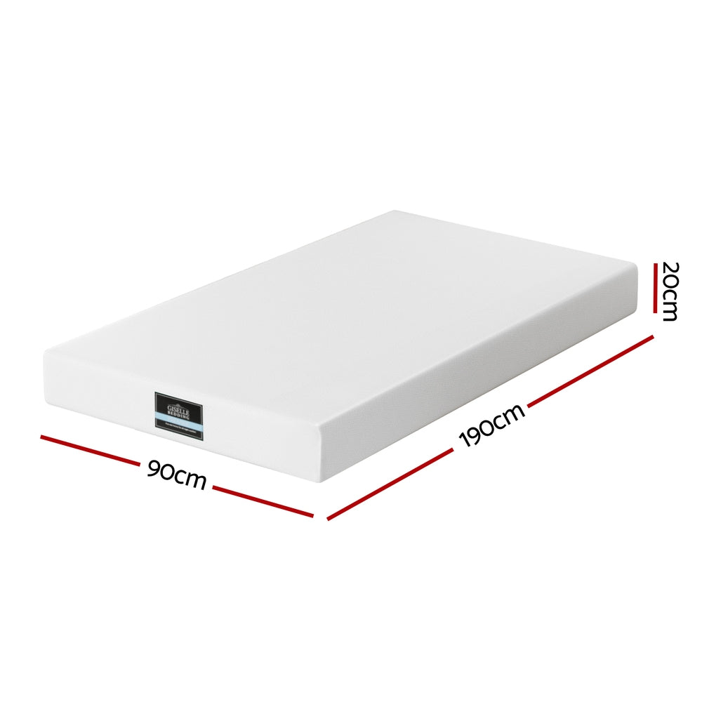 Giselle 20cm Single Memory Foam Mattress PURE