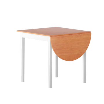 Artiss 1.1M Extendable Dining Table – Pine White