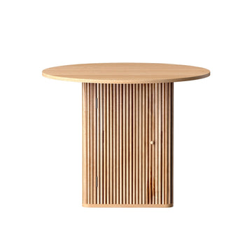 Artiss 1M Dining Table with Storage Base – Pine