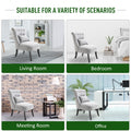 Fabric single sofa chair with cushion