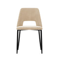Geena high back velvet dining chairs Beyond Living