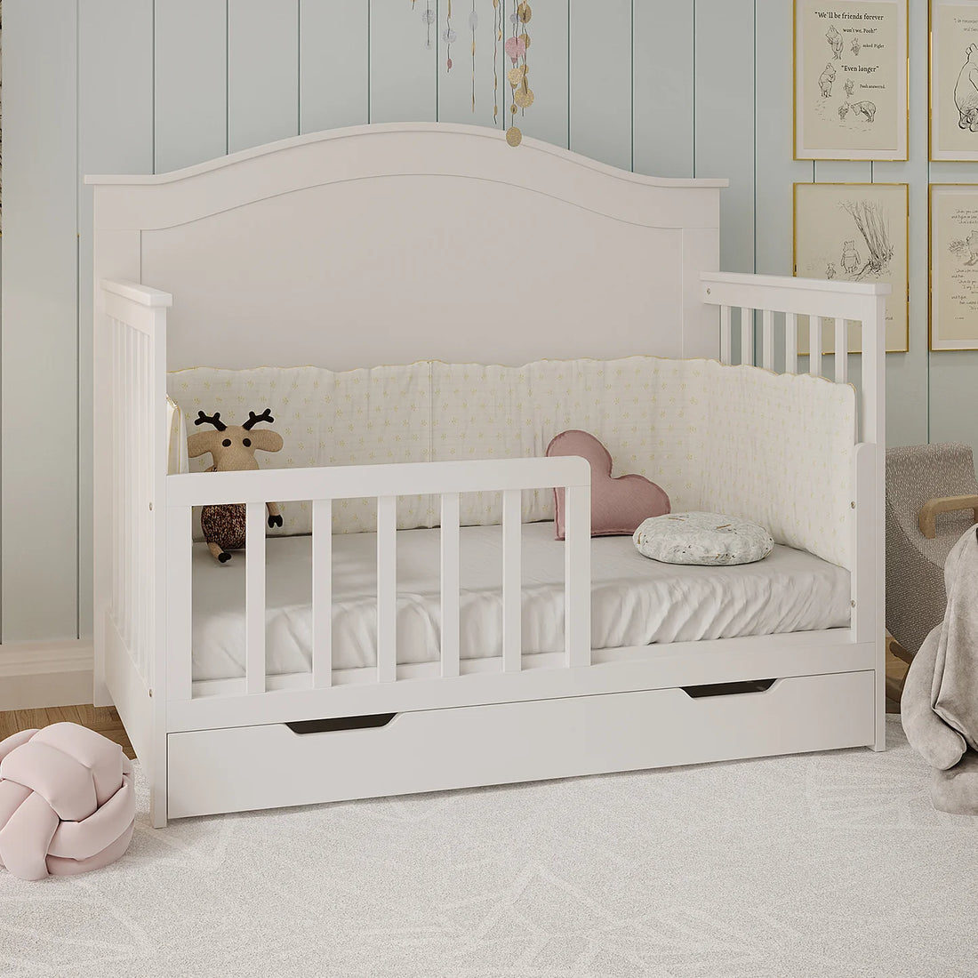 Cot to toddler bed conversion rail Australia