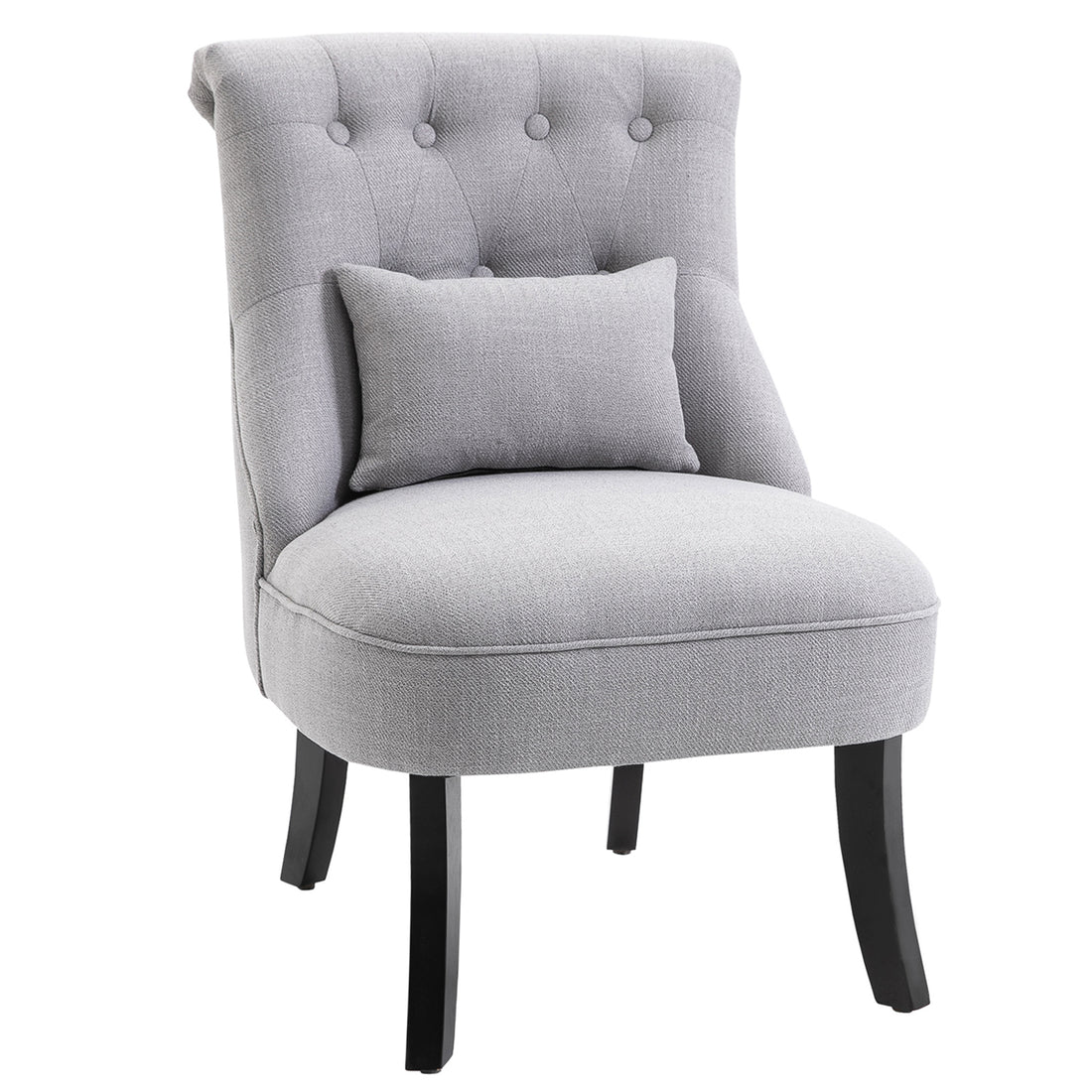 Grey fabric tub chair Australia