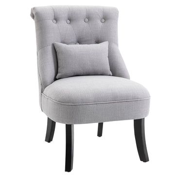 Grey fabric tub chair Australia