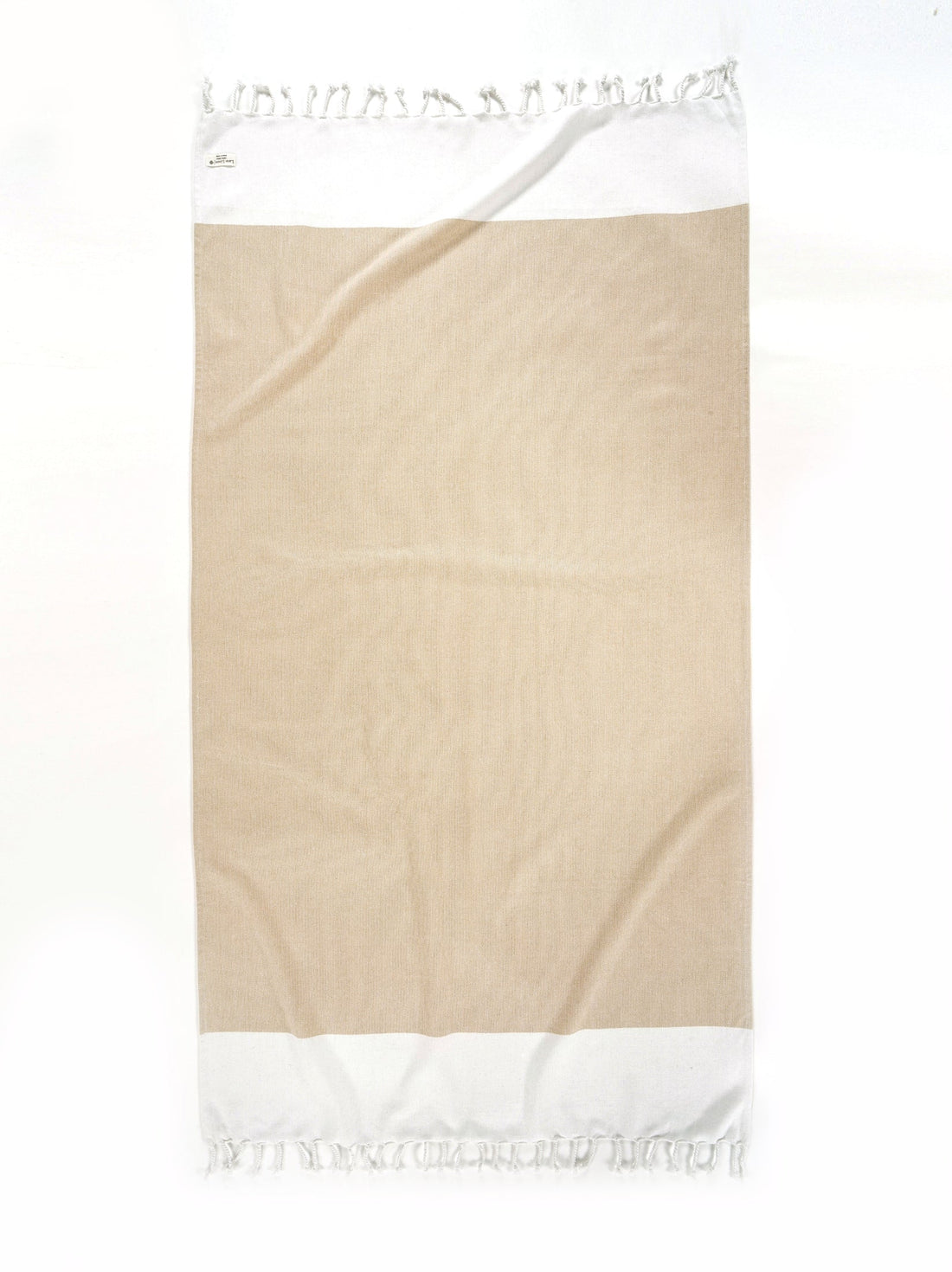 Set of 2 Herringbone Turkish Beach Towels - Frappe