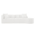 Hattie cream white boucle lounge Beyond Living
