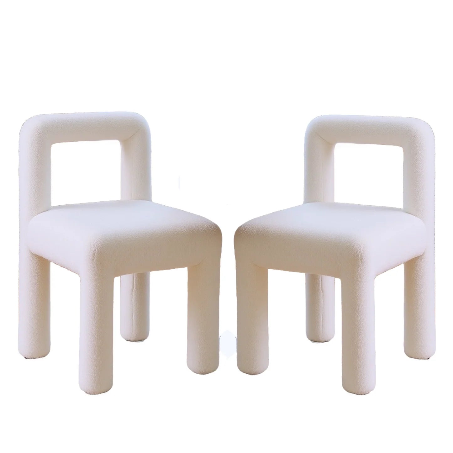 Hazel boucle dining chairs Beyond Living