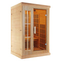 Hirsi home sauna interior carbon fibre heating panels