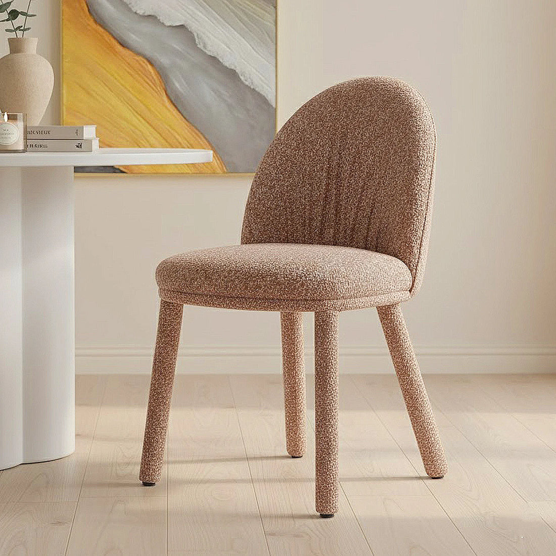 Boucle dining chair set Australia