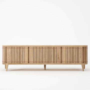 Koppar Media Cabinet W 3 Dr Patina Oak