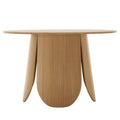 Kalyani veneer top round dining table Beyond Living