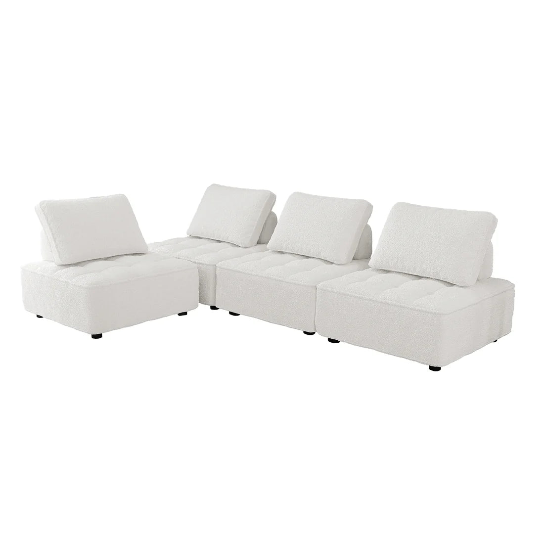 Kazumi cream boucle sofa set Beyond Living