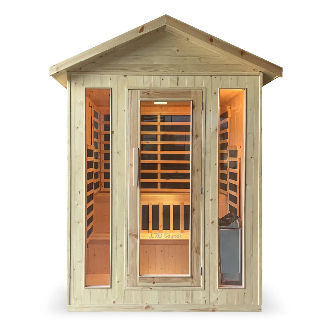 3 person hybrid infrared outdoor sauna Australia