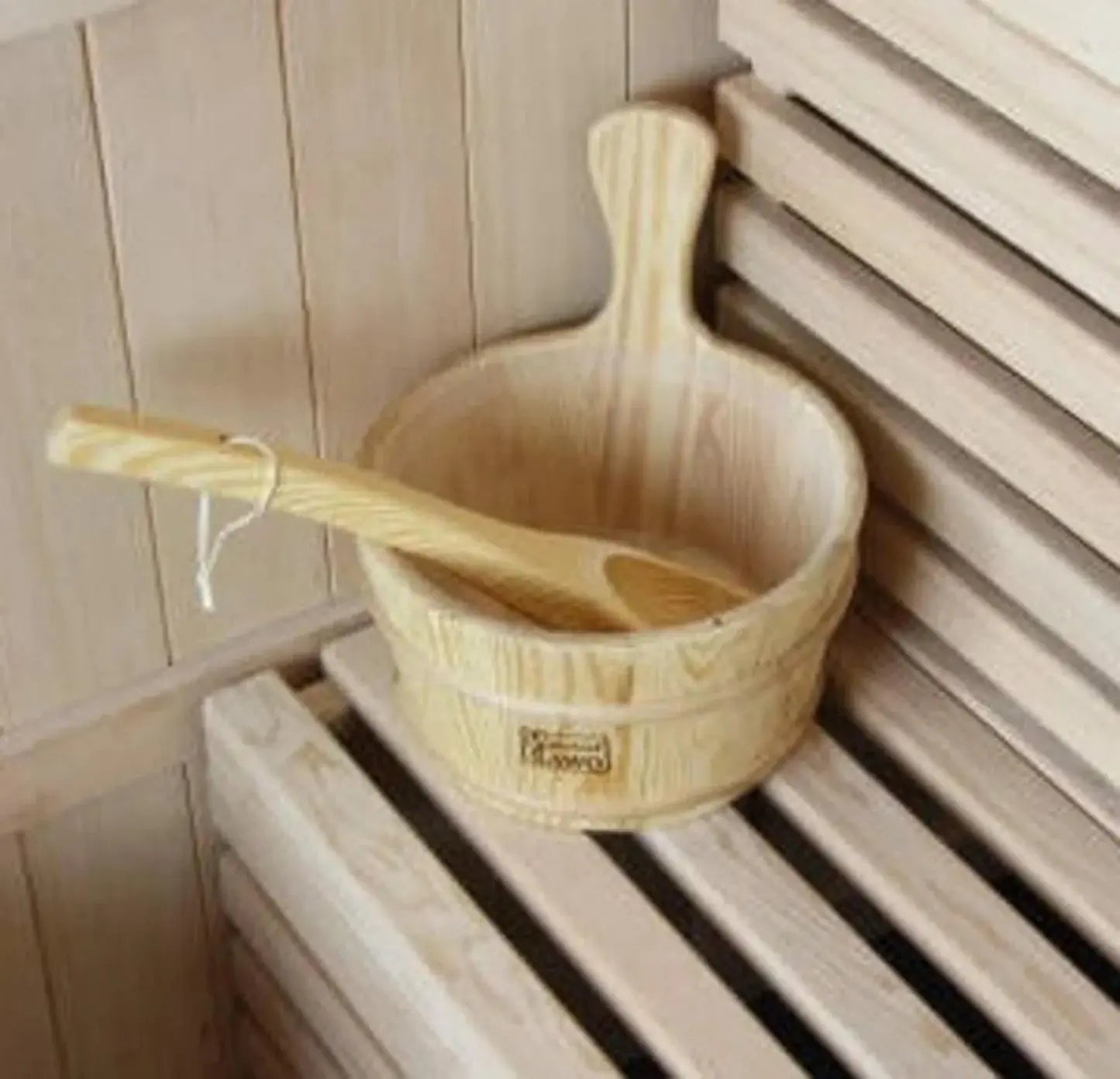 Kivi traditional Finnish sauna interior seating
