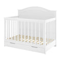 Azeem & Giro Solid Pine Baby Cot with Rail Australia Beyond Living