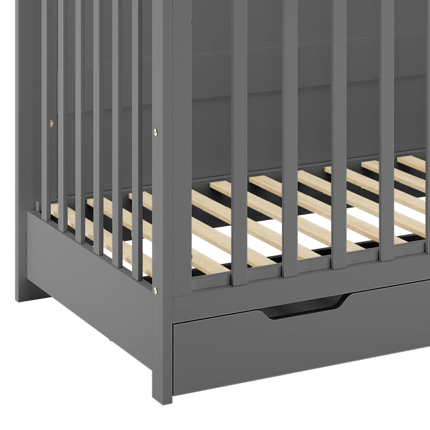 Azeem 3-in-1 Solid Pine Baby Cot Australia Beyond Living