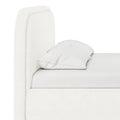Calix Double Boucle Bed Frame Cream White Australia Beyond Living