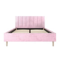 Kelly Double Velvet Fabric Bed Frame Australia Beyond Living