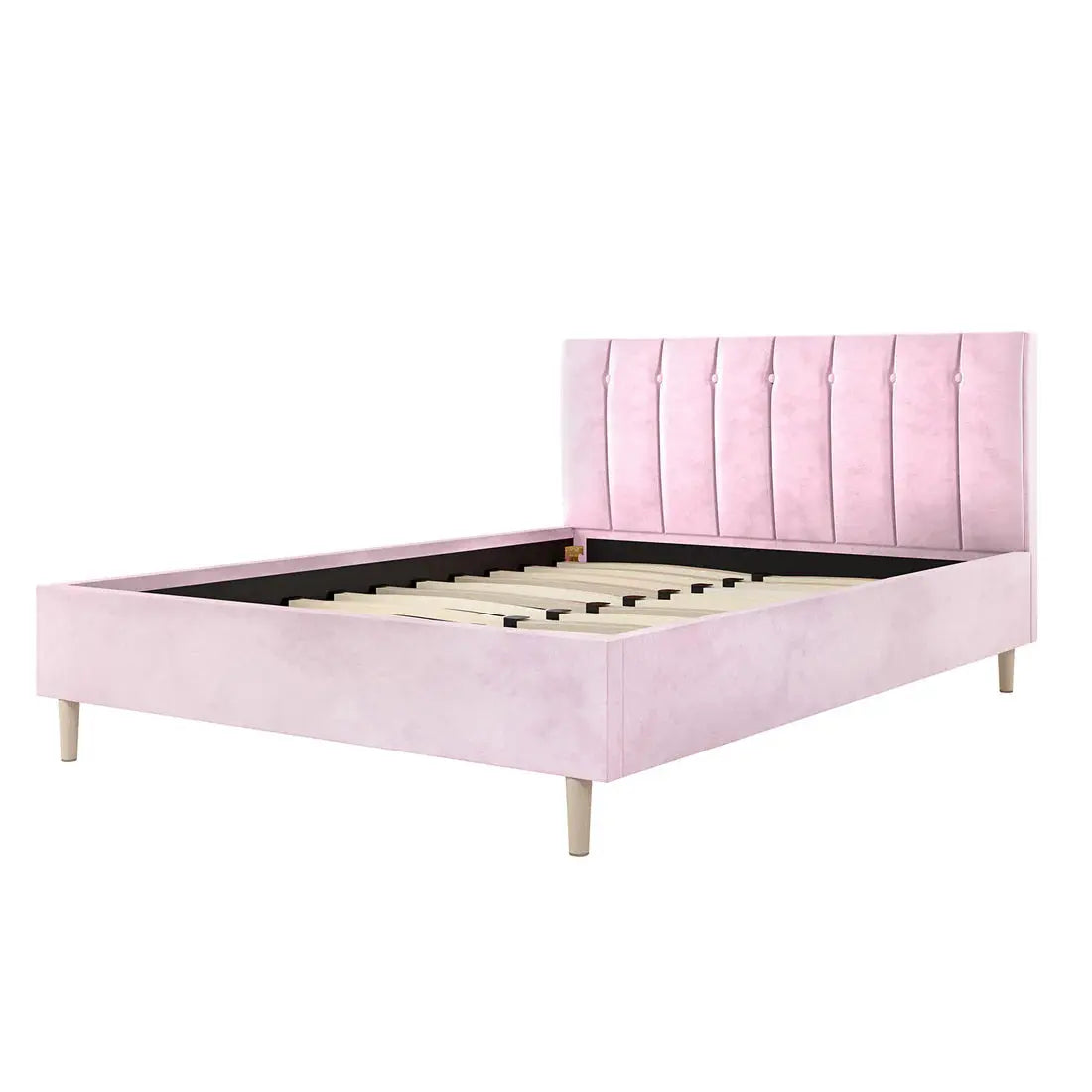 Kelly Double Velvet Fabric Bed Frame Australia Beyond Living