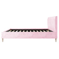 Kelly Double Velvet Fabric Bed Frame Australia Beyond Living