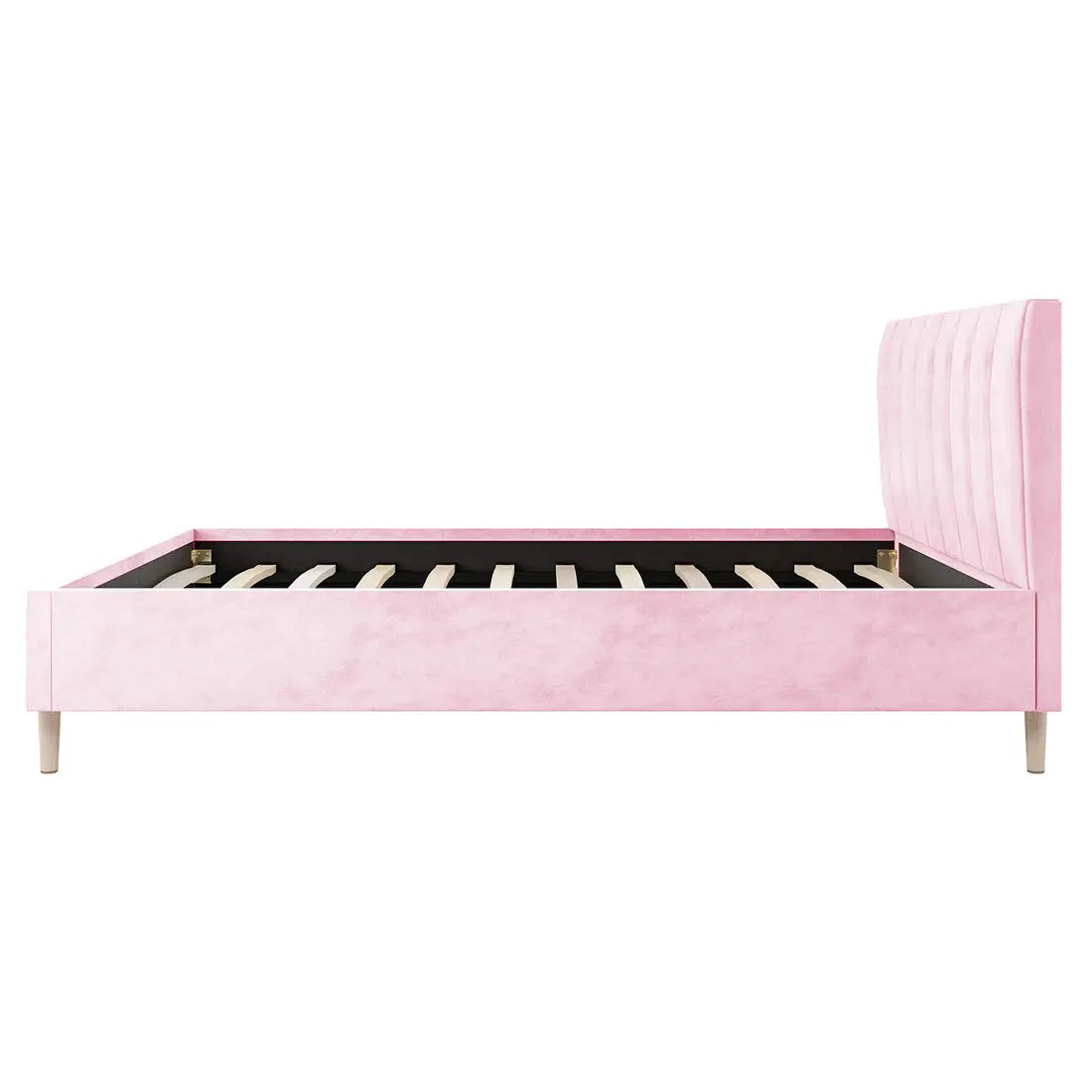Kelly Double Velvet Fabric Bed Frame Australia Beyond Living