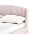 Lyra Double Winged Velvet Fabric Bed Frame Australia Beyond Living