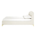 Lyra Double Winged Velvet Fabric Bed Frame Australia Beyond Living