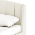 Lyra Double Winged Velvet Fabric Bed Frame Australia Beyond Living