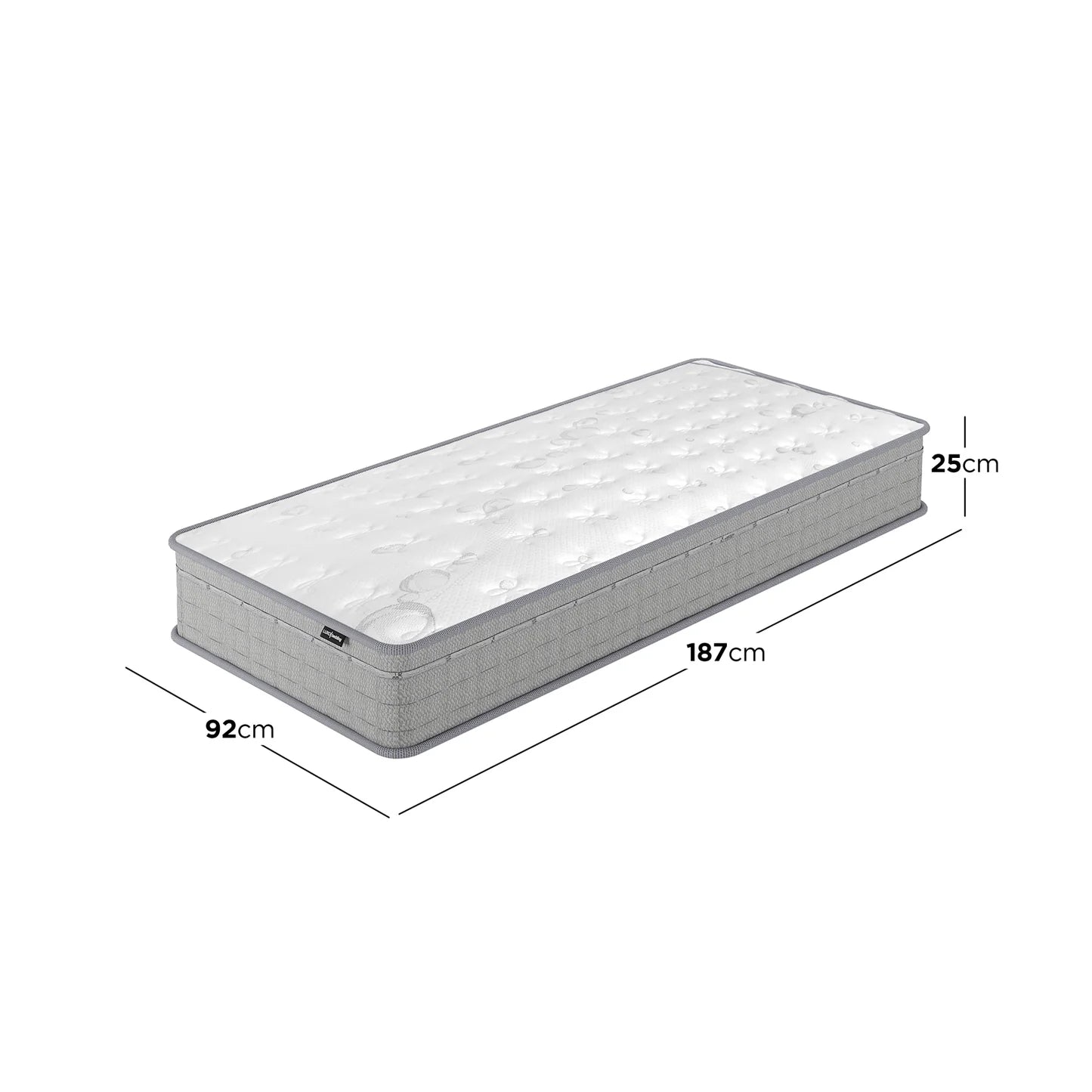 Thetis King Single Pocket Spring Latex Mattress Australia 25cm Hybrid Beyond Living
