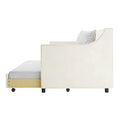 Ovidia Velvet Sofa Bed with Trundle Modern Daybed Beyond Living