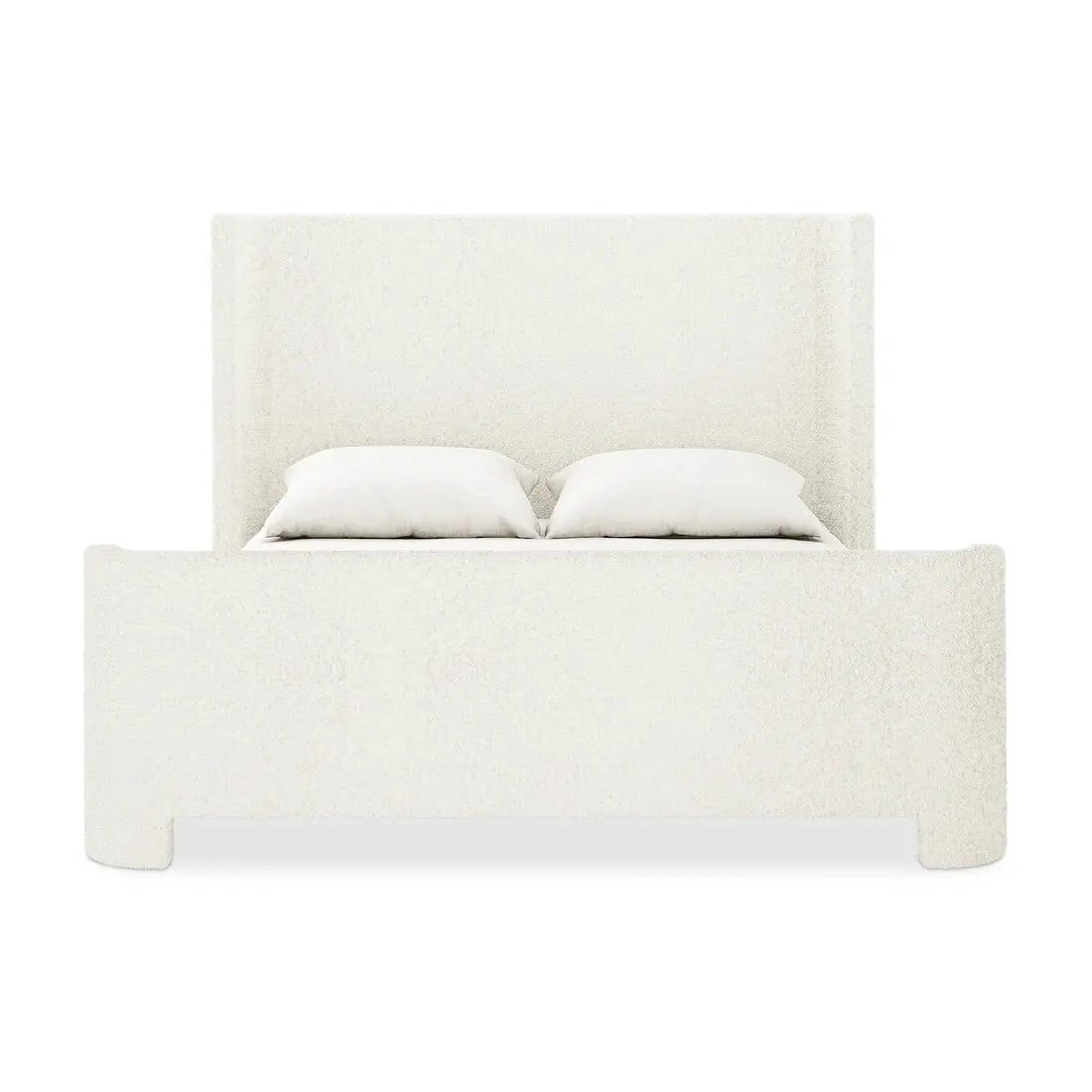 Palmira Queen Boucle Fabric Bed Frame Australia Beyond Living