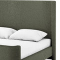 Palmira Queen Boucle Fabric Bed Frame Australia Beyond Living