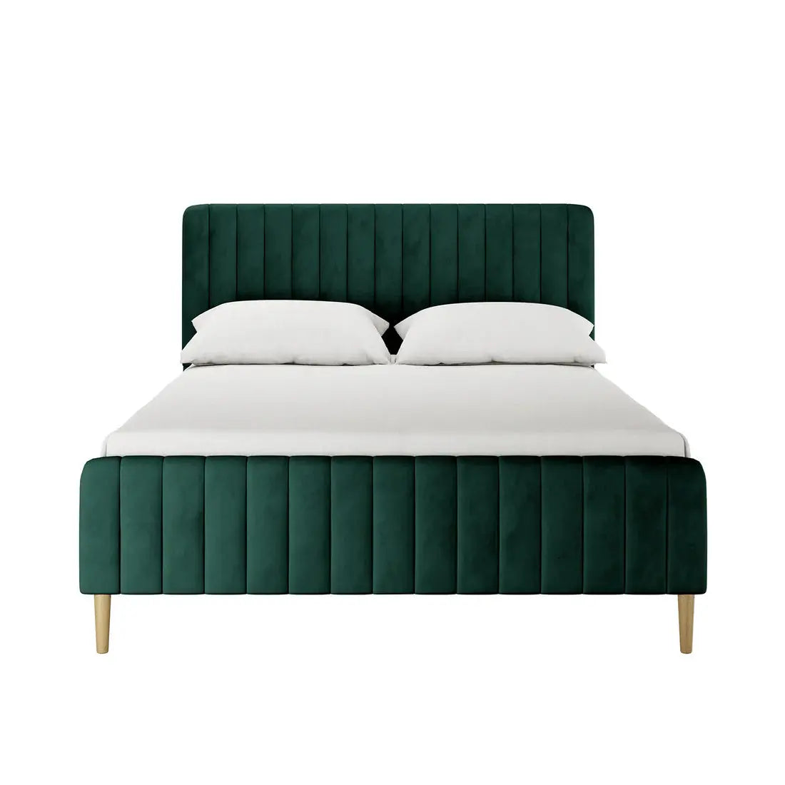 Seneca Channel Tufted Velvet Bed Frame Australia Beyond Living