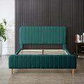 premium velvet fabric bed frame beyond living