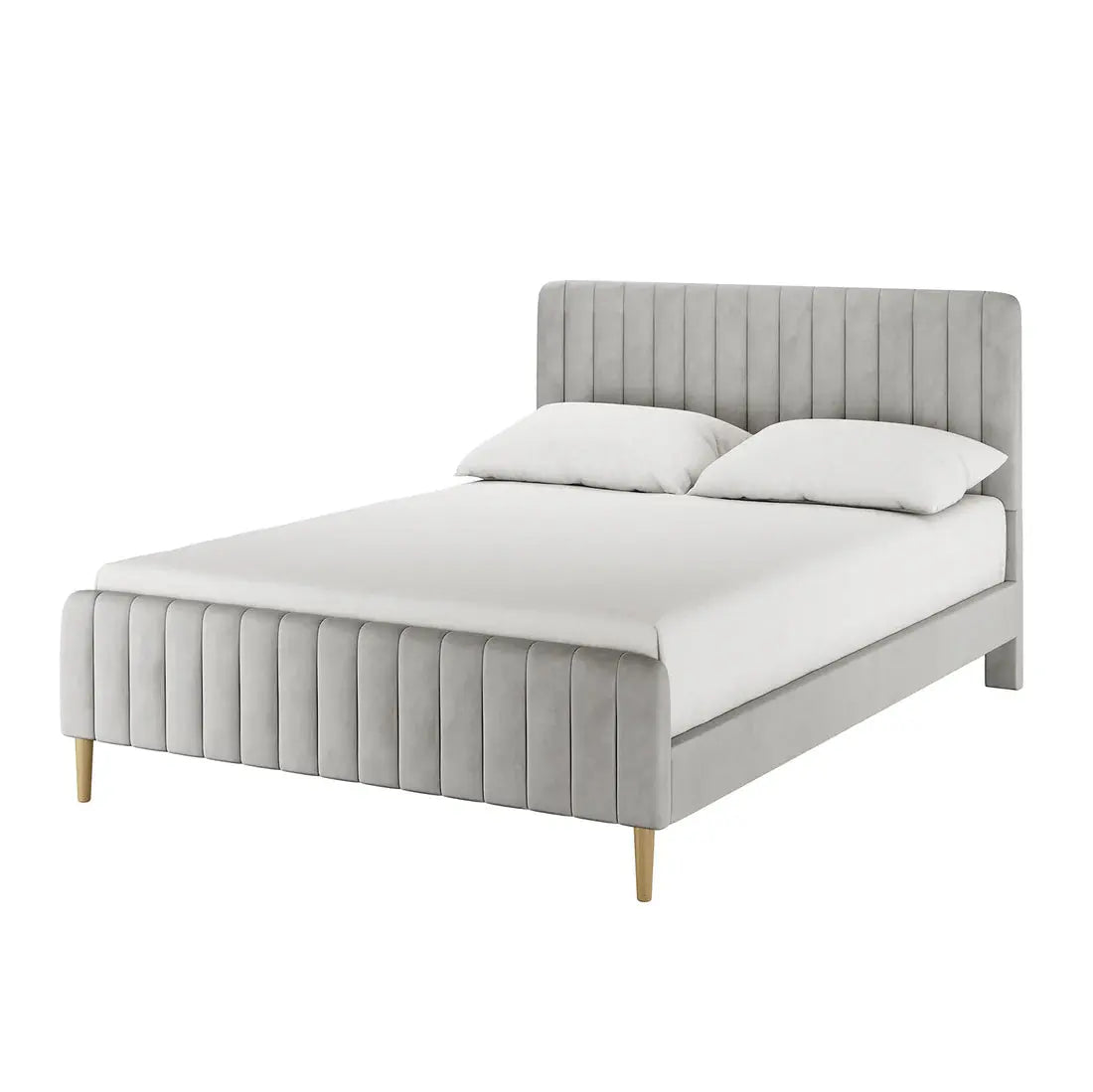 Seneca Channel Tufted Velvet Bed Frame Australia Beyond Living