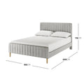 Seneca Channel Tufted Velvet Bed Frame Australia Beyond Living