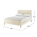 Seneca Channel Tufted Velvet Bed Frame Australia Beyond Living