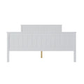 Tertia Double Solid Pine Wood Bed Australia White Timber Frame Beyond Living
