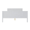 Tertia Double Solid Pine Wood Bed Australia White Timber Frame Beyond Living