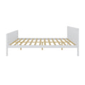 Tertia Double Solid Pine Wood Bed Australia White Timber Frame Beyond Living