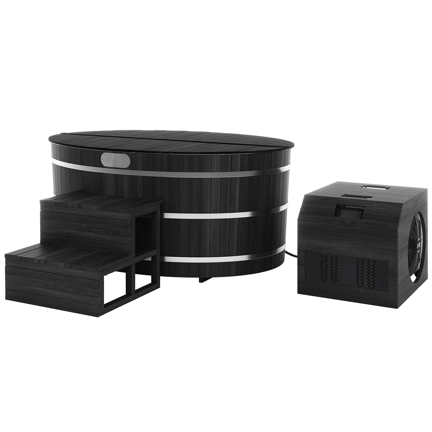 professional outdoor cold therapy tub with chiller system