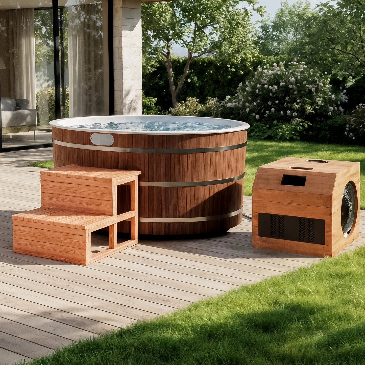 modern cold plunge ice bath for athletes recovery